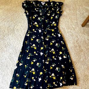 Summer mid length floral dress